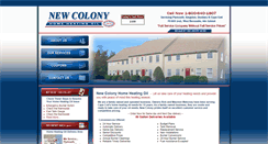 Desktop Screenshot of newcolonyoil.com