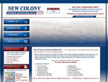 Tablet Screenshot of newcolonyoil.com